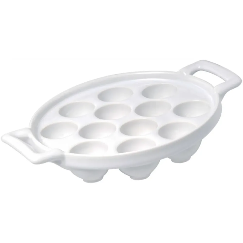 Schneckenpfanne Revol Weiss Porzellan 4 cm - Schneckenpfanne