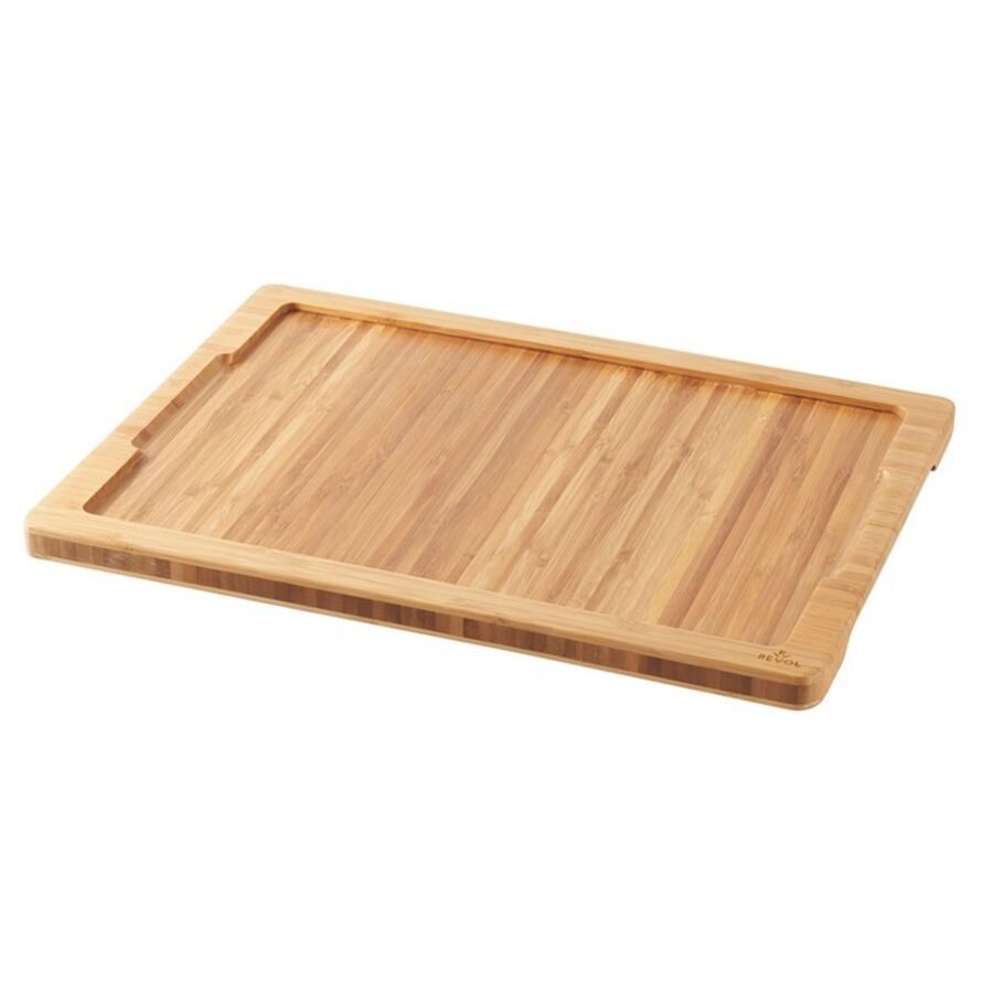 Steakteller Revol Bamboo Braun Bambus 37.5 cm 28 cm - Farbe: natur - Steakteller