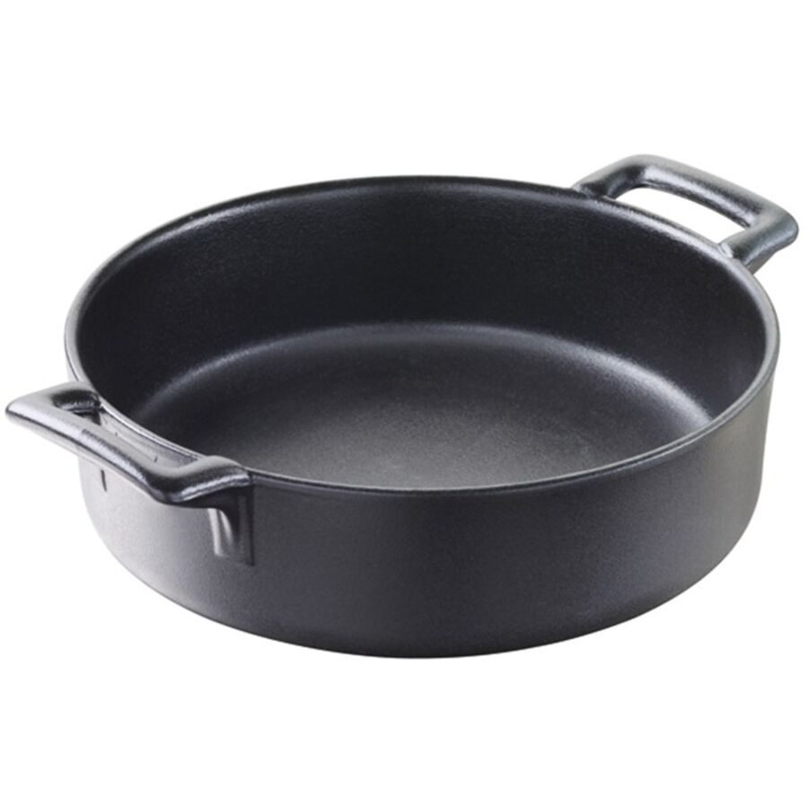 Auflaufform Revol Schwarz Porzellan 18.5 cm 5.5 cm 18.5 cm - Farbe: schwarz matt - Auflaufform
