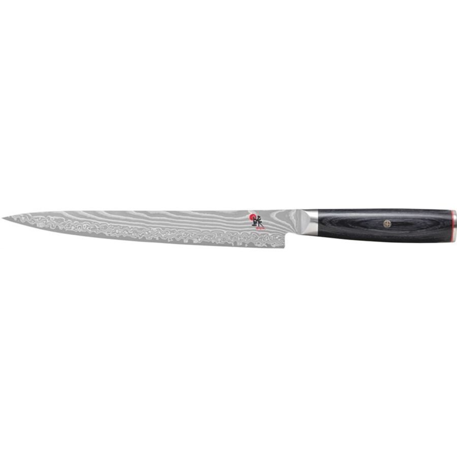 Tranchiermesser Miyabi Silber Edelstahl/Holz 42.5 cm 3.3 cm - Material: FC61 Stahl/Pakkaholz - Tranchiermesser