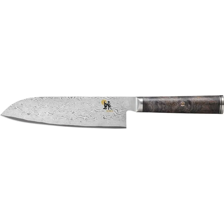 Kochmesser Miyabi Silber Stahl 31.7 cm 3.6 cm - Material: MC66-Pulverstahl / Schwarz-Ahorn - Kochmesser