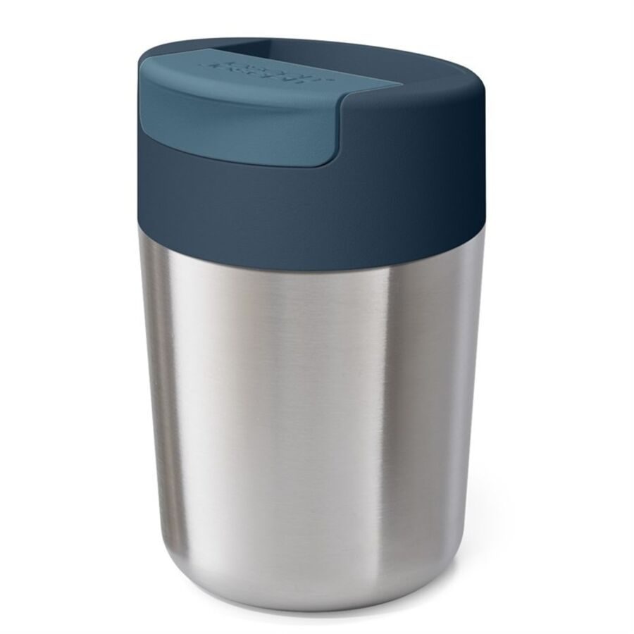 Thermobecher Joseph Joseph Sipp Edelstahl Edelstahl/Kunststoff 0.34 l - Material: Edelstahl/Polypropylen/Silikon - Thermobecher