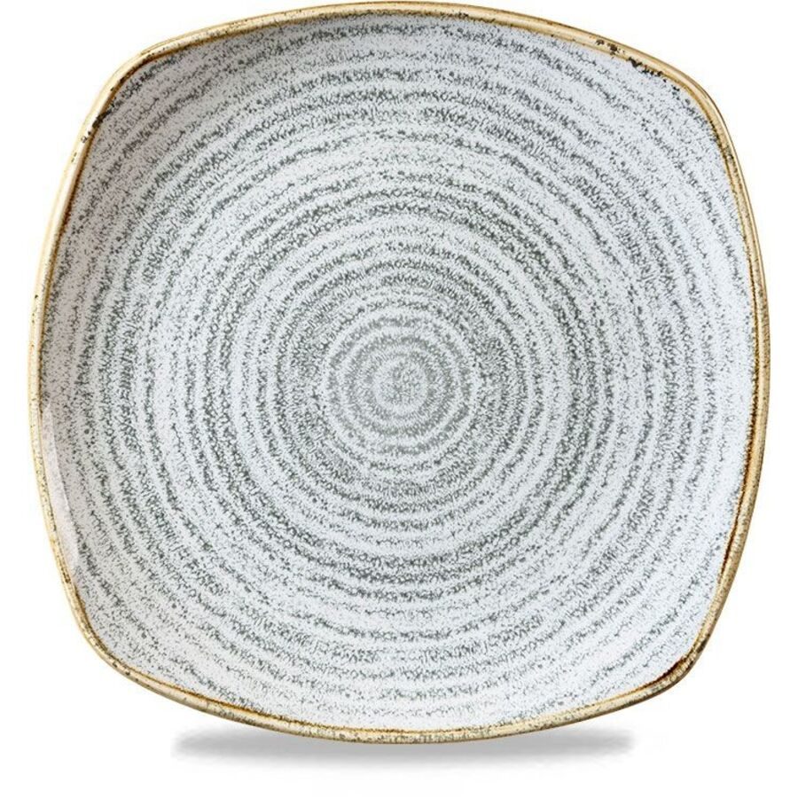 Churchill Teller Studio Prints Stone Grey quadratisch; 21.5 cm (B); hellgrau/braun; quadratisch; 12 Stück / Pack