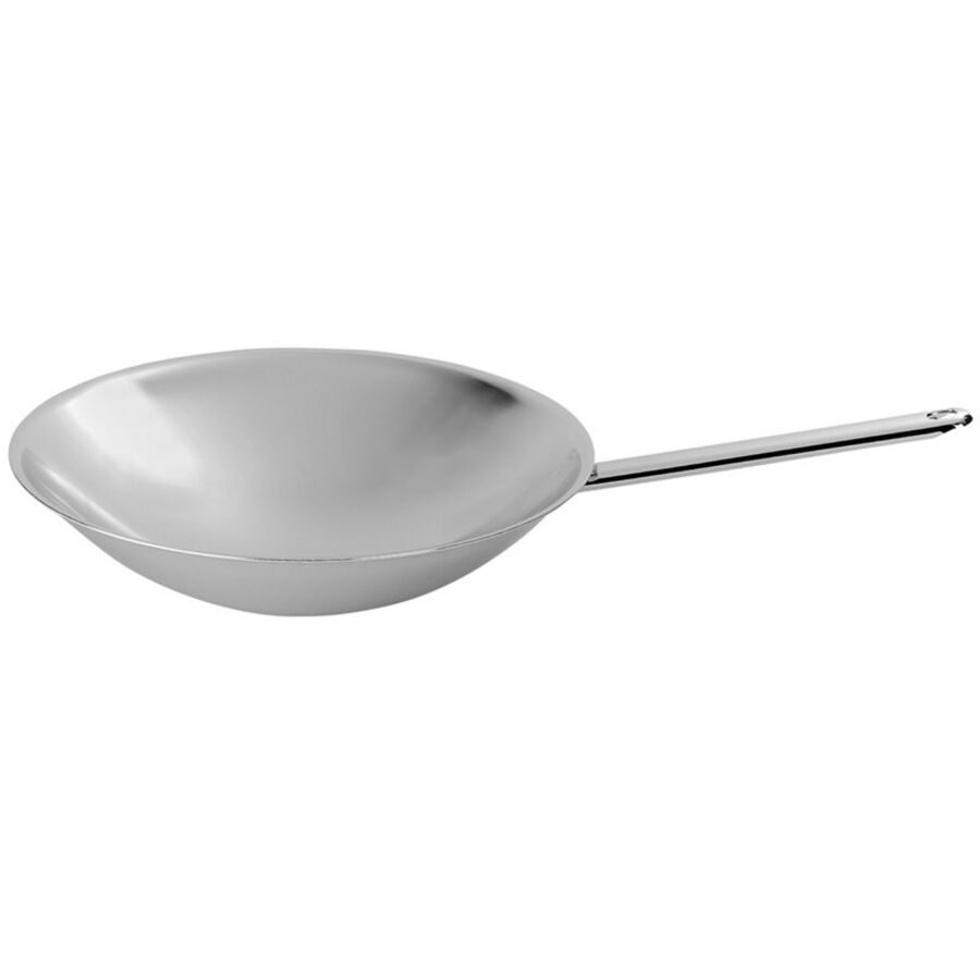 Diverse Wok Demeyere Edelstahl Edelstahl 11.5 cm 36 cm - Material: 18/10 Edelstahl - Wok