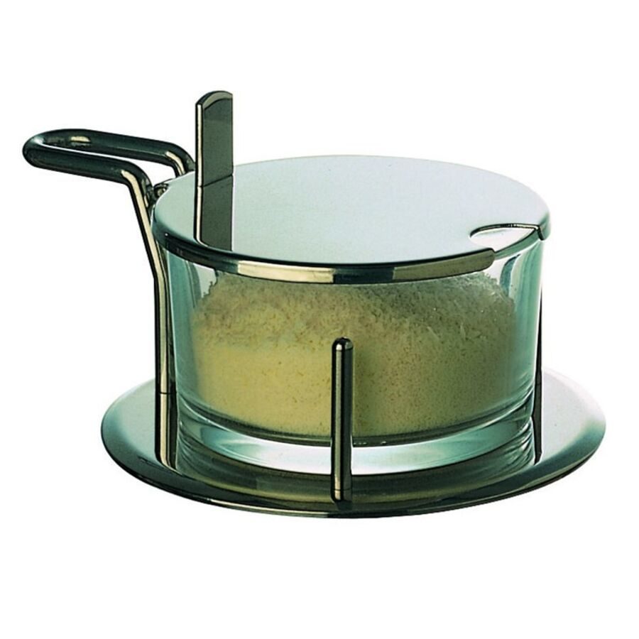 Käsedose Piazza Edelstahl Edelstahl 12 cm 12 cm 0.2 l - Material: 18/10 Edelstahl - Käsedose