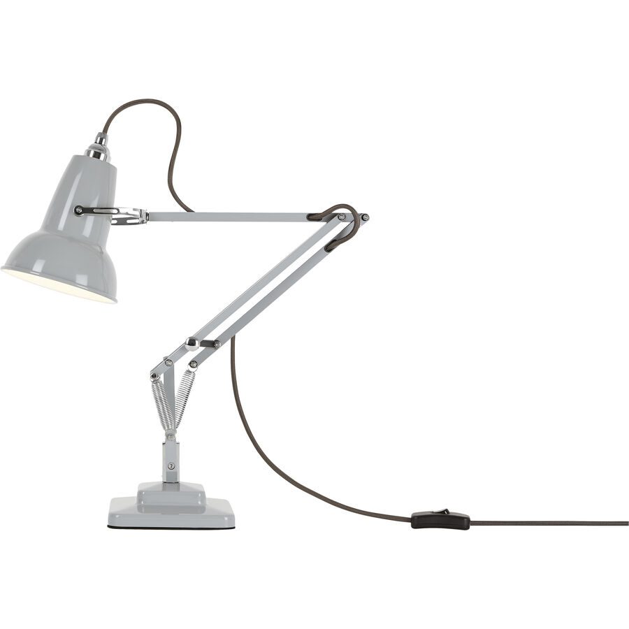 ANGLEPOISE Bürolampe Original 1227 Grau Aluminium/Eisen 15 cm 49 cm - LED - Lichtfarbe: Extra warmweiss - Bürolampe- LED Energiesparlampe