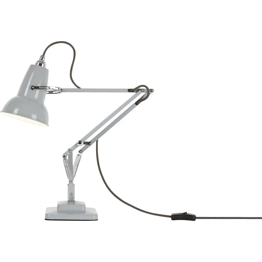 ANGLEPOISE Bürolampe Original 1227 Grau Aluminium/Eisen 15 cm 49 cm - LED - Lichtfarbe: Extra warmweiss - Bürolampe- LED Energiesparlampe