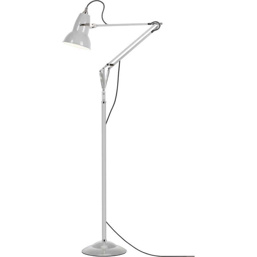 ANGLEPOISE Stehlampe Original 1227 Grau Aluminium/Eisen 26 cm 140 cm - LED - Lichtfarbe: Extra warmweiss - Stehlampe- LED Energiesparlampe