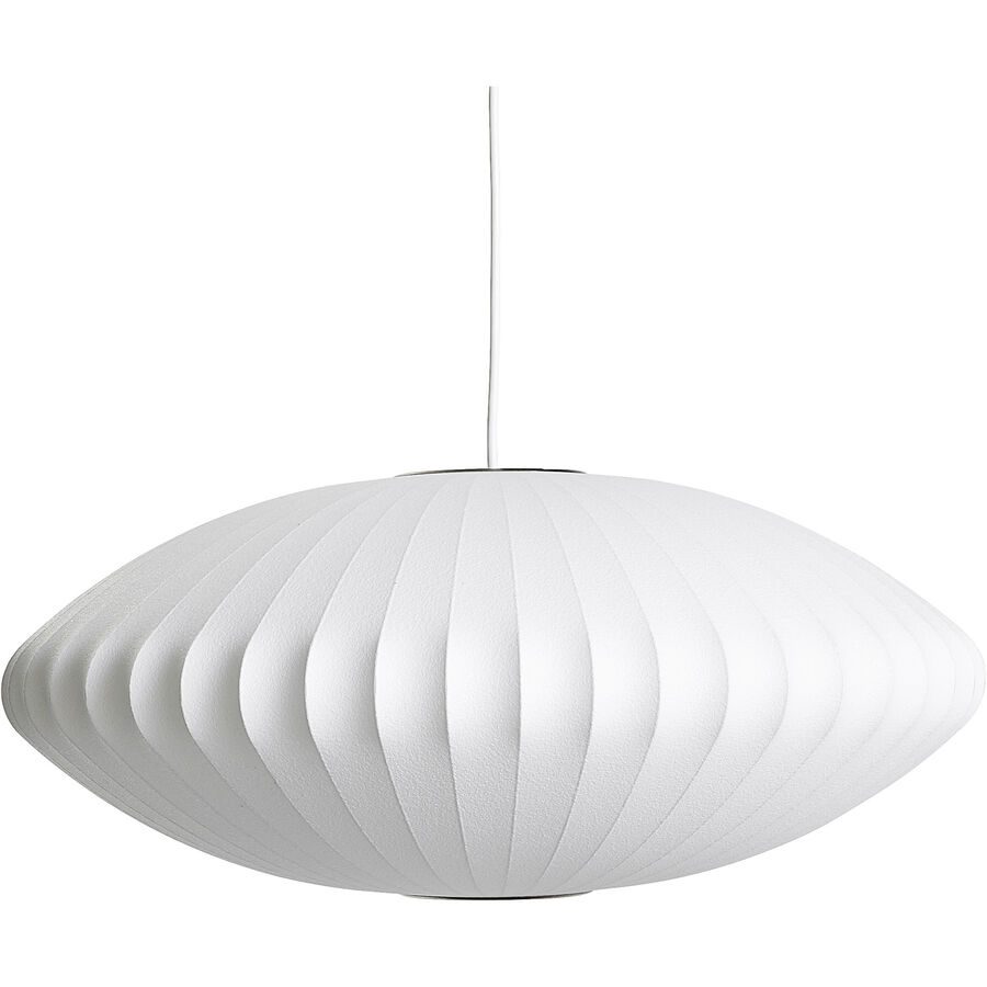 Designer-Pendellampe HAY Nelson Saucer E27 D 64 cm - Farbe: offwhite - Material: Polymer - Designer-Pendellampe