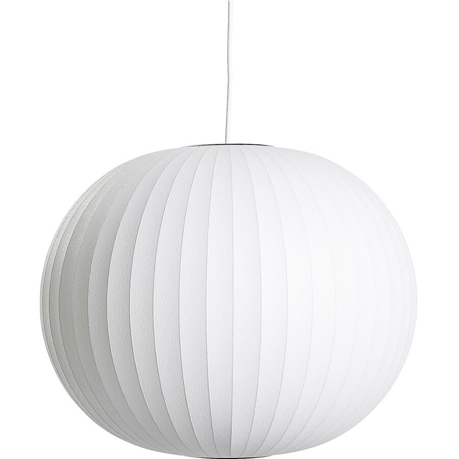 Designer-Pendellampe HAY Nelson Ball E27 D 48 cm - Farbe: offwhite - Material: Polymer - Designer-Pendellampe