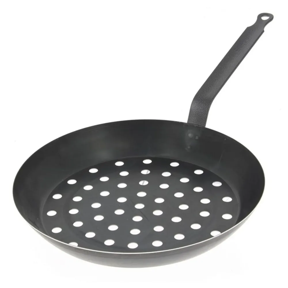 de BUYER - Marronipfanne, 28cm, Black