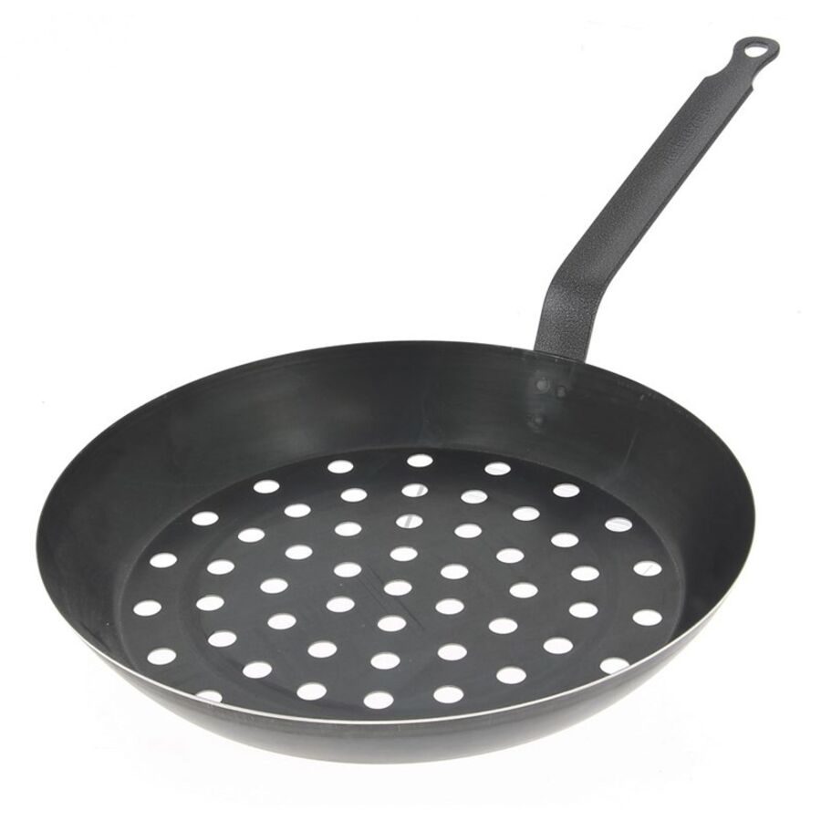 de BUYER - Marronipfanne, 28cm, Black