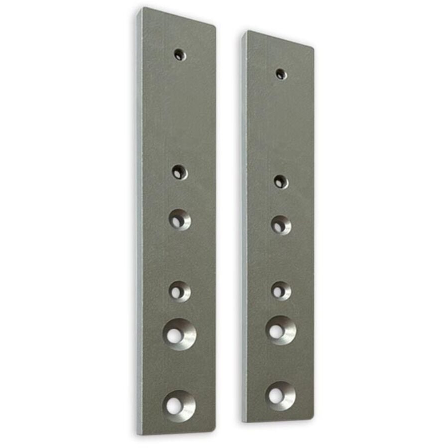 Hasena Beschlag Kopfteil Irjan Silber Metall 4 cm 1 cm - Farbe: Aluminium - Beschlag Kopfteil