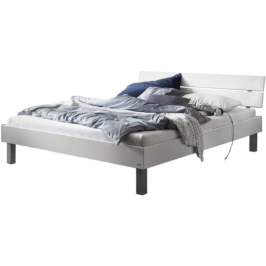 Hasena Bett Junka Weiss MDF 140 x 200 cm - Bett