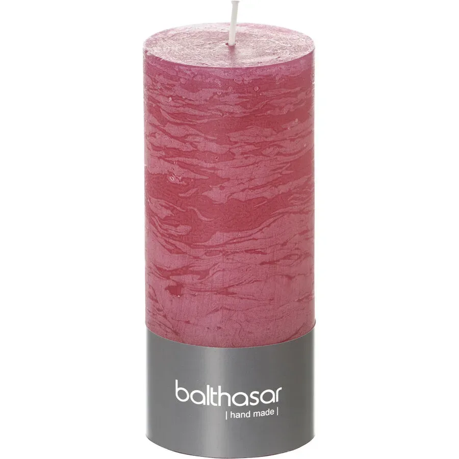 Balthasar - Kerze, 60X140MM, Himbeere