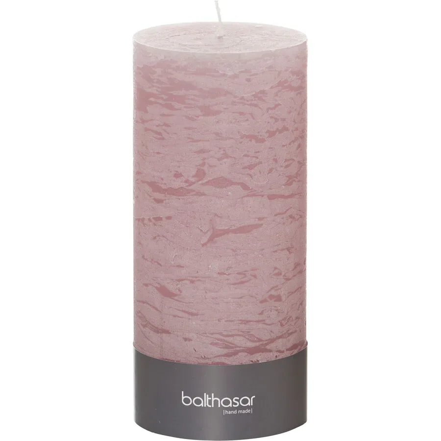 Balthasar - Zylinderkerze, 90X200MM, Altrosa