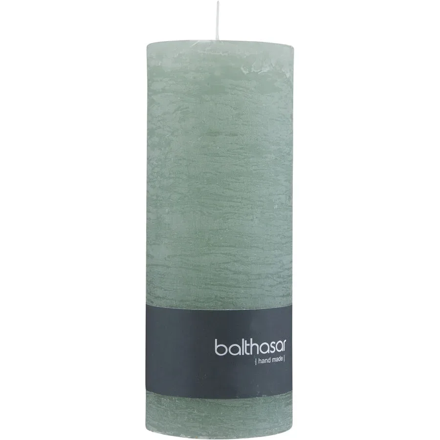 Balthasar - Zylinderkerze, 70X180MM, Hellgrün