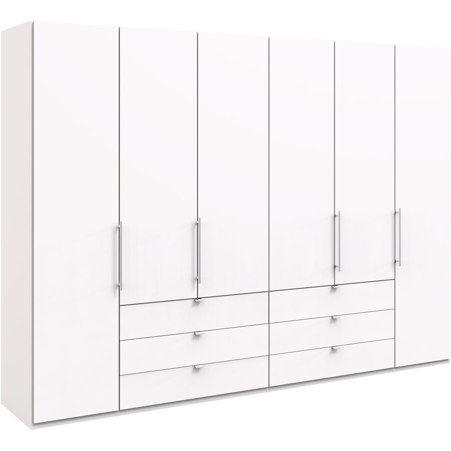Kleiderschrank Folt Weiss Holzwerkstoff 300 cm 58 cm 216 cm - Kleiderschrank