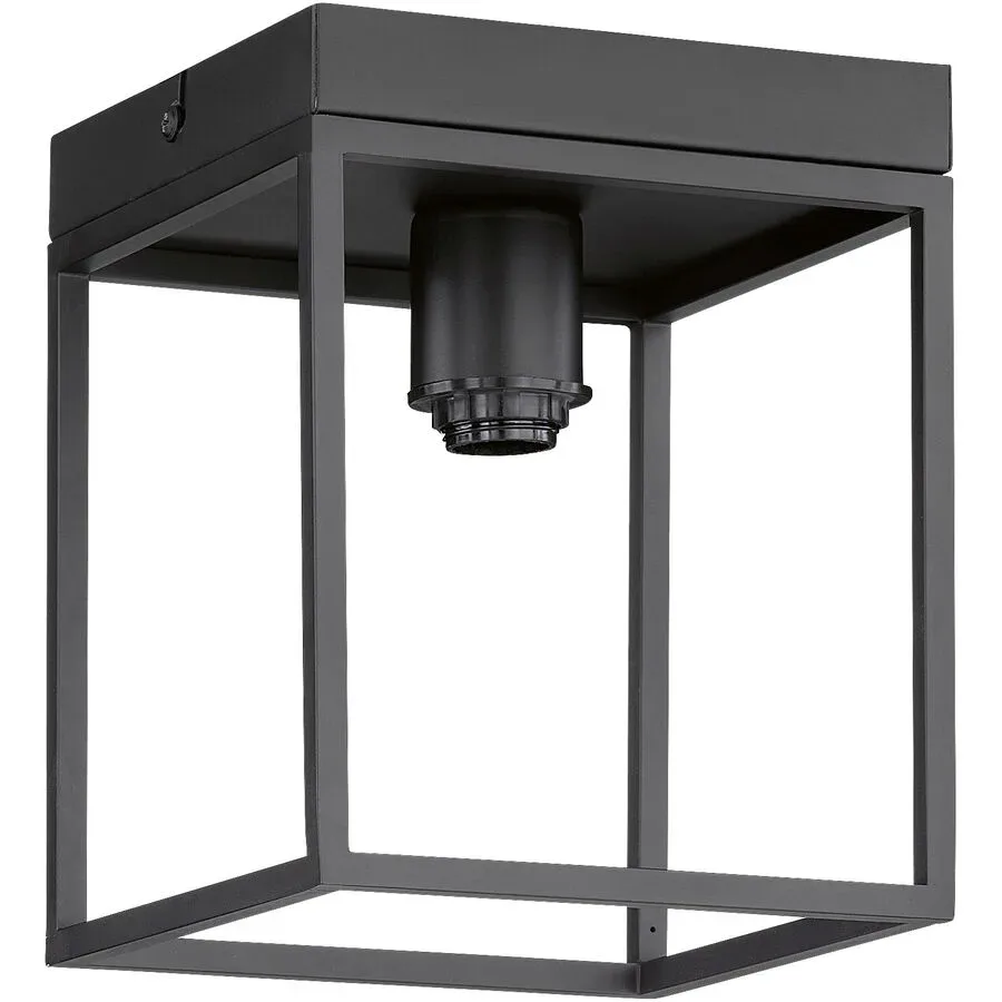Deckenlampe Nero M6 Schwarz Metall 16 cm 20 cm - Deckenlampe