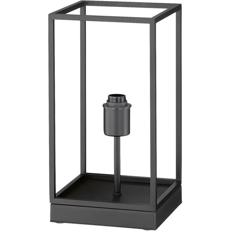Tischlampe Nero M6 Schwarz Metall 16 cm 30 cm - Tischlampe