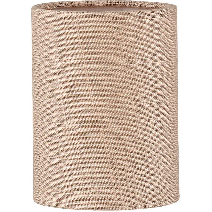 Lampenschirm Nero M6 Rosa Leinen 9 cm 11 cm - Farbe: rosé - Lampenschirm
