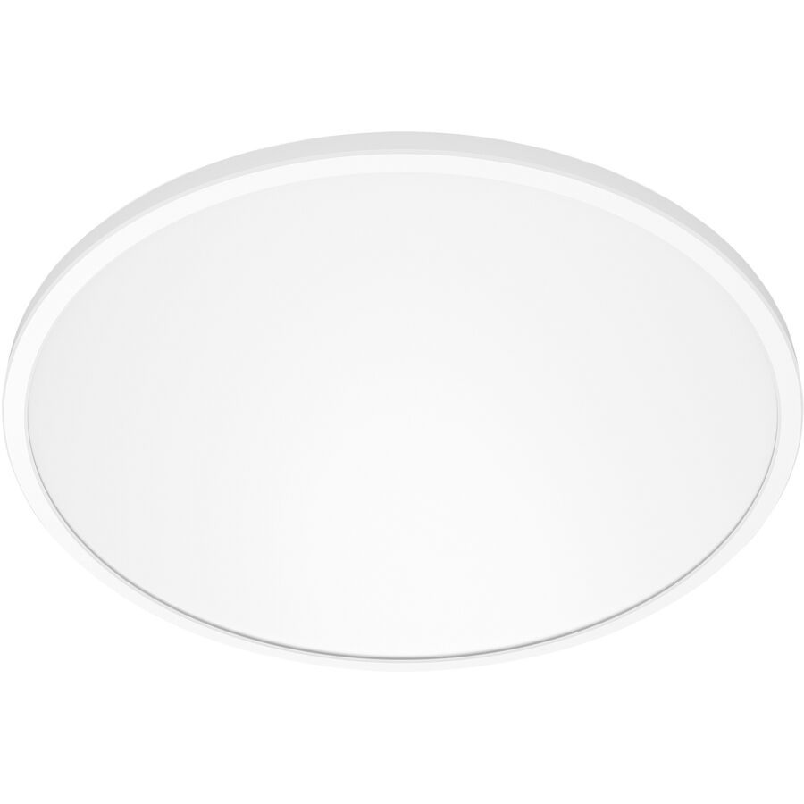 Deckenlampe WiZ Superslim Kunststoff weiss - LED - Lichtfarbe: Extra warmweiss - Kaltes Tagesweiss - Material: Plastik - Deckenlampe- LED