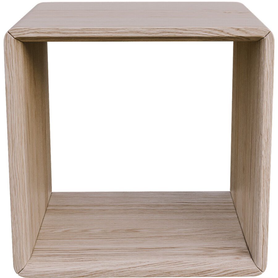 Nachttisch Lund Braun Holz 40 cm - Farbe: Eiche hell - Nachttisch