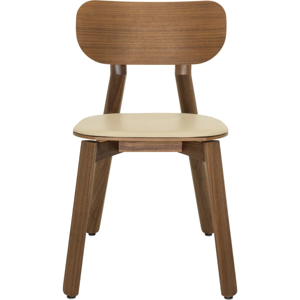 WILLISAU SWITZERLAND Stuhl Willisau Blues Nussbaum - Farbe: beige - Stuhl
