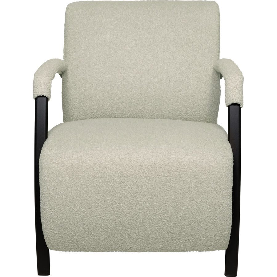 Sessel Amari Beige Stoff 63 cm 84 cm - Material: Polyester Stoff - Sessel