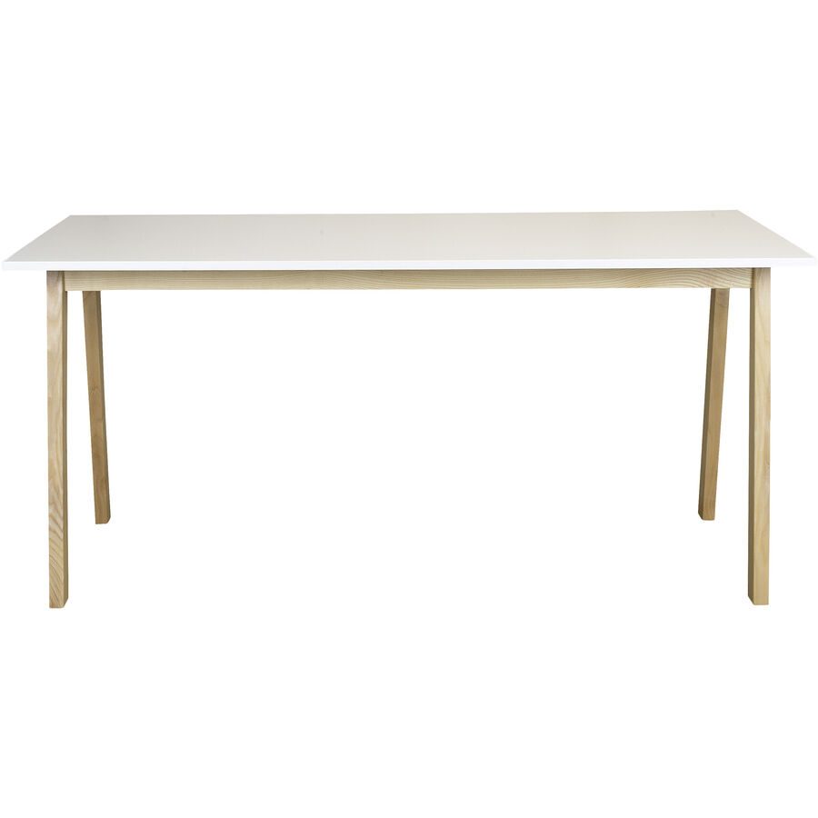 Schreibtisch Lale Weiss Holz 160 cm - Schreibtisch