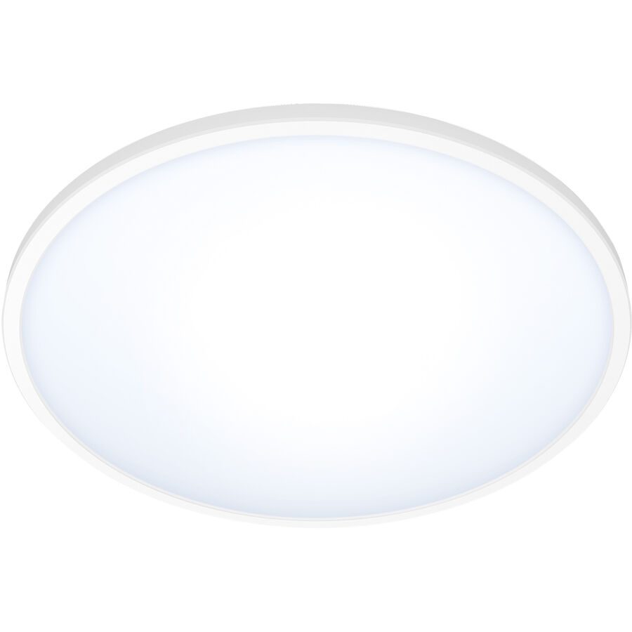Deckenlampe WiZ Weiss Kunststoff/Metall 29.2 cm 2.3 cm - LED - Lichtfarbe: Extra warmweiss - Helles Neutralweiss - Material: Metall/Kunststoff -