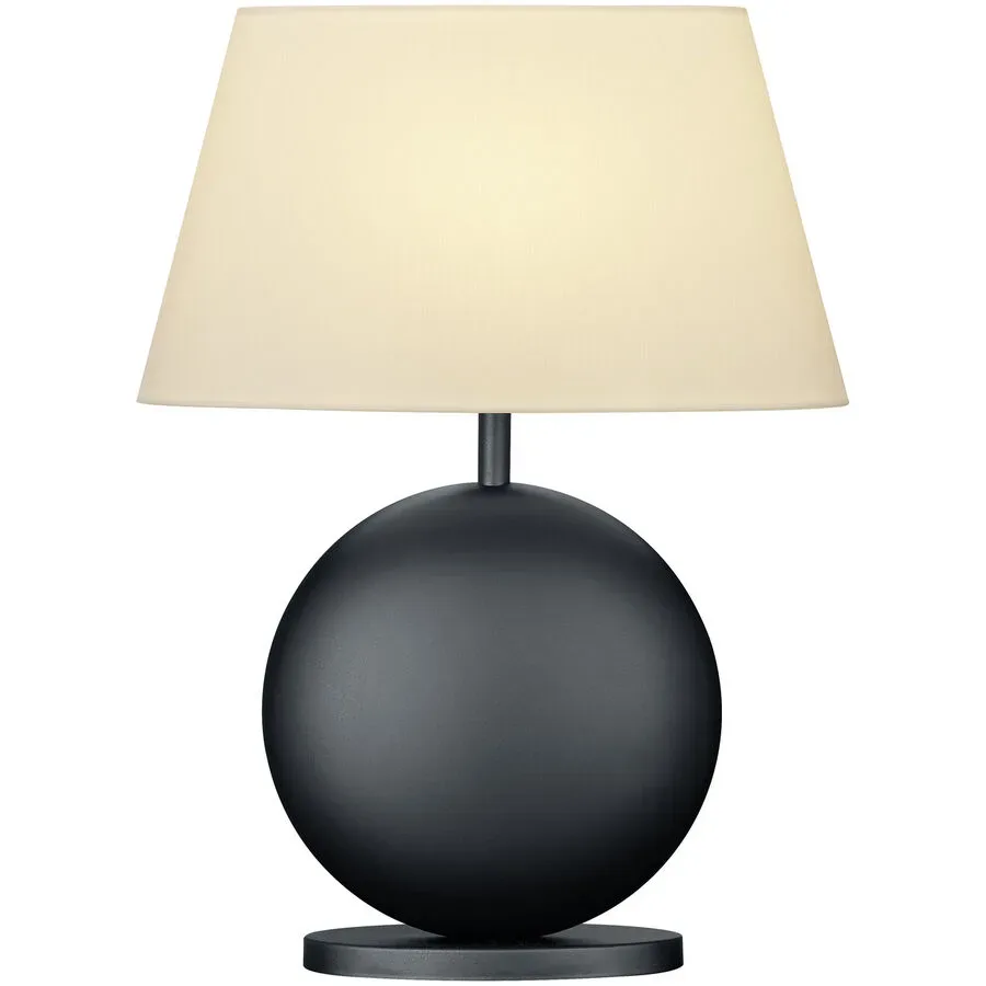 Designer-Tischlampe Bankamp Nero E14 schwarz/weiss H 41 cm - Farbe: schwarz, weiss - Material: Eisen - Designer-Tischlampe