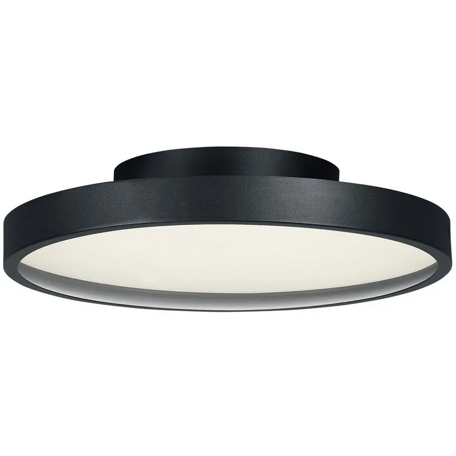 Designer-Deckenlampe Bankamp Cona schwarz D 31 cm - LED - Lichtfarbe: Extra warmweiss - Material: Eisen/Acryl/Glas - Designer-Deckenlampe- LED