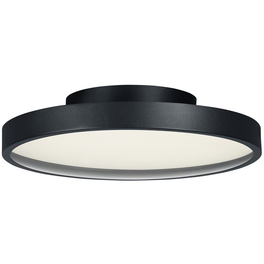 Designer-Deckenlampe Bankamp Cona schwarz D 31 cm - LED - Lichtfarbe: Extra warmweiss - Material: Eisen/Acryl/Glas - Designer-Deckenlampe- LED