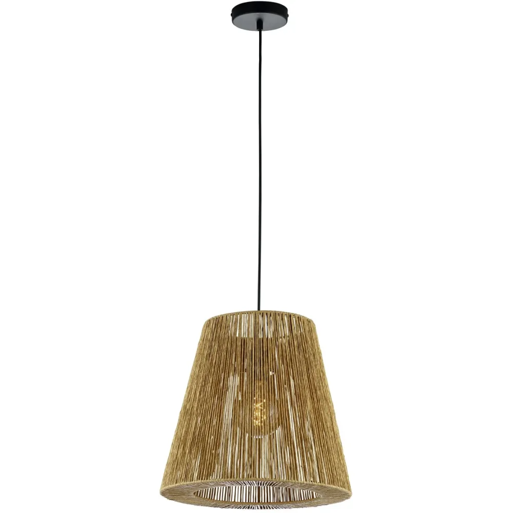 Pendellampe Cedric Braun Metall 38 cm 120 cm - Pendellampe