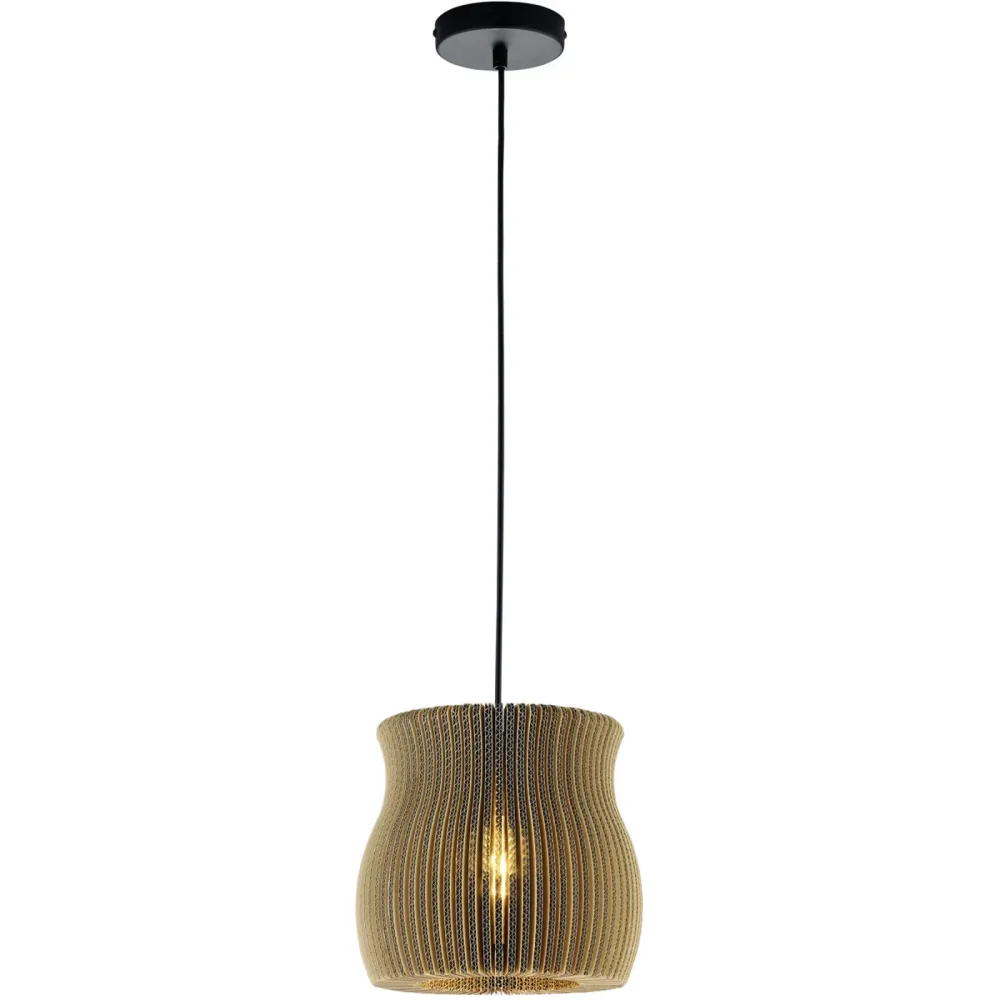 Pendellampe Clare Braun Metall 28 cm 300 cm - Pendellampe