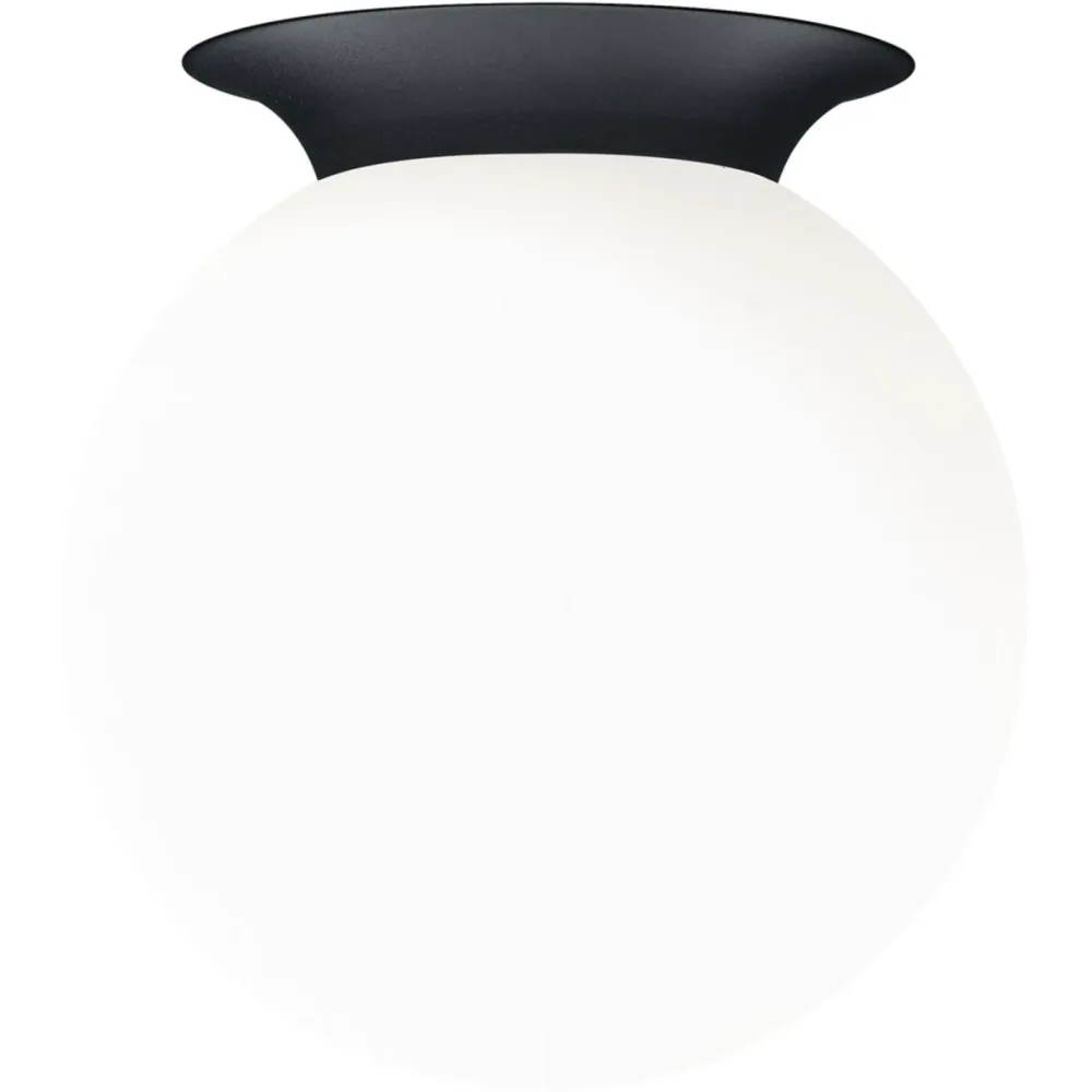 Deckenlampe Volkmar Schwarz Metall 20 cm - Deckenlampe