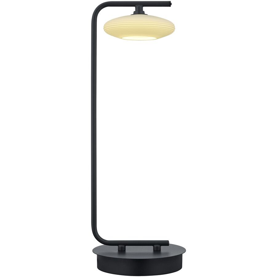 Tischlampe Kari Schwarz Metall 15 cm 45 cm - LED - Lichtfarbe: Extra warmweiss - Tischlampe- LED Energiesparlampe