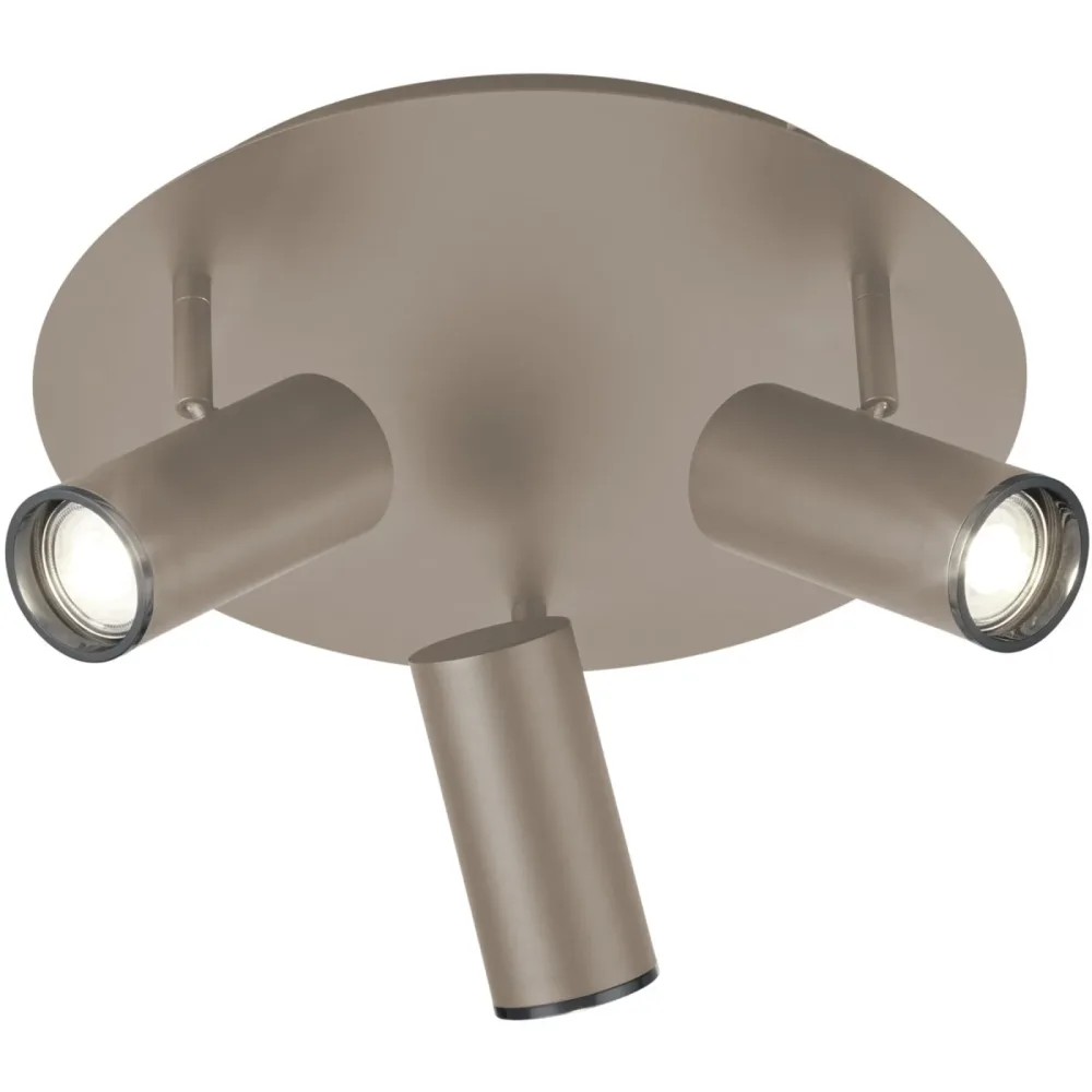 Spot Adina Braun/Grau Metall 35 cm 20 cm - Farbe: taupe - Spot