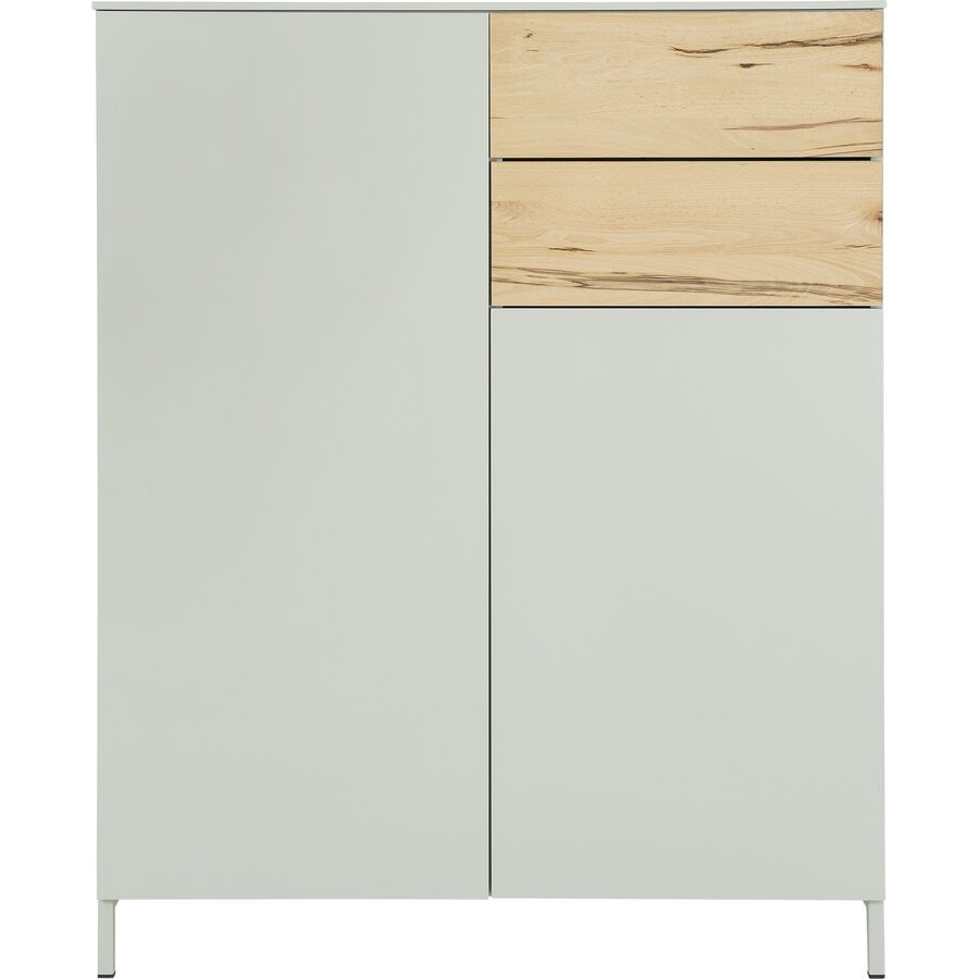 Modular Kommode Colori Dining Grau/Braun Holz 100 cm 41 cm - Farbe: Grau, Natur - Material: Holzwerkstoff - Kommode