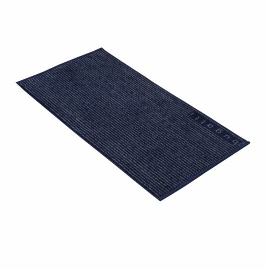 Bugatti Handtuch Tiago Blau Baumwolle 50 cm 100 cm - Farbe: Marine Blau - Handtuch