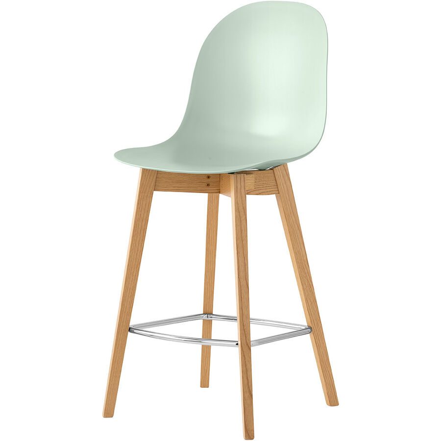 CONNUBIA Barhocker Academy Cyan Holz 50 cm 106 cm - Farbe: Mint - Material: Esche - Barhocker