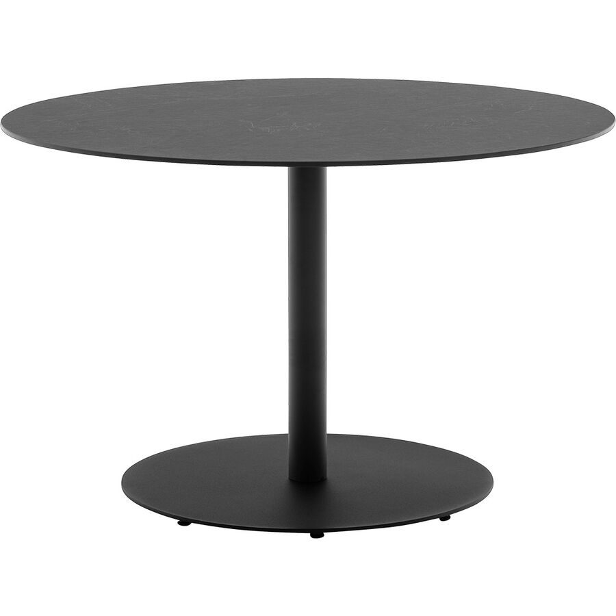 CONNUBIA Esstisch rund Cocktail Schwarz Metall 120 cm - Farbe: anthrazit - Material: Metall, HPL - Esstisch rund