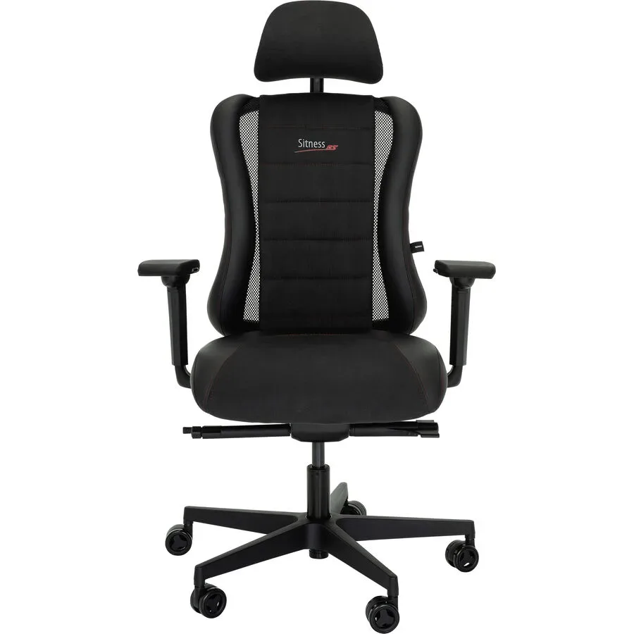 Topstar Bürostuhl Mio Schwarz Kunstleder 68 cm 139 cm Höhenverstellbar (manuell) - Bürostuhl
