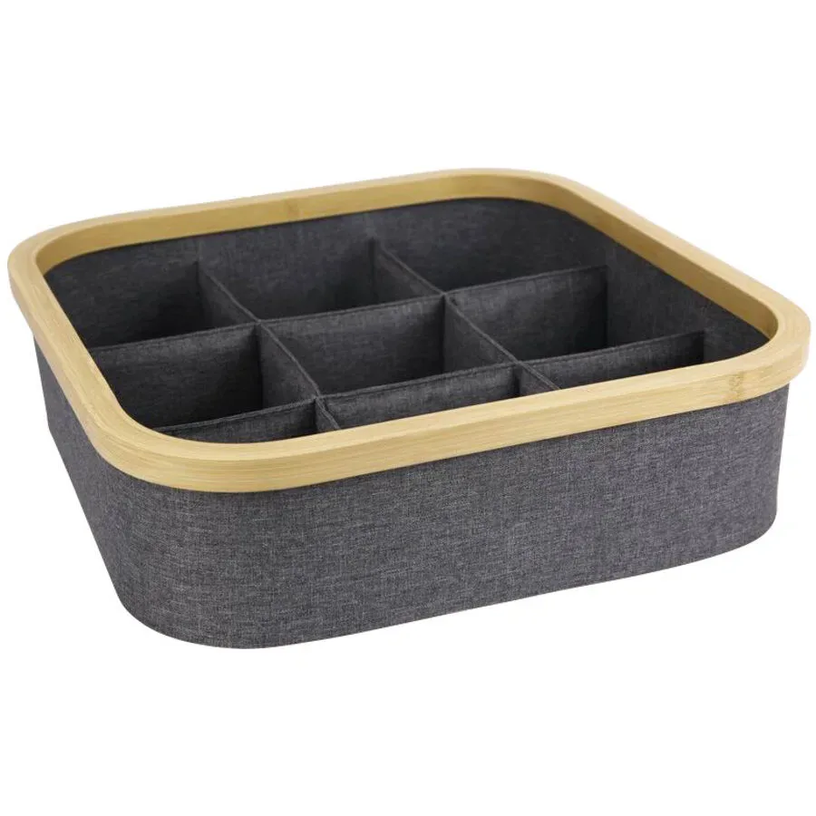 Korb Mona Grau Polyester 9.5 cm - Korb