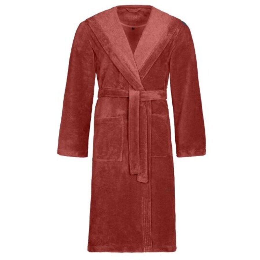 Vossen Bademantel Lynn XS Rot Baumwolle XS - Farbe: terra - Bademantel