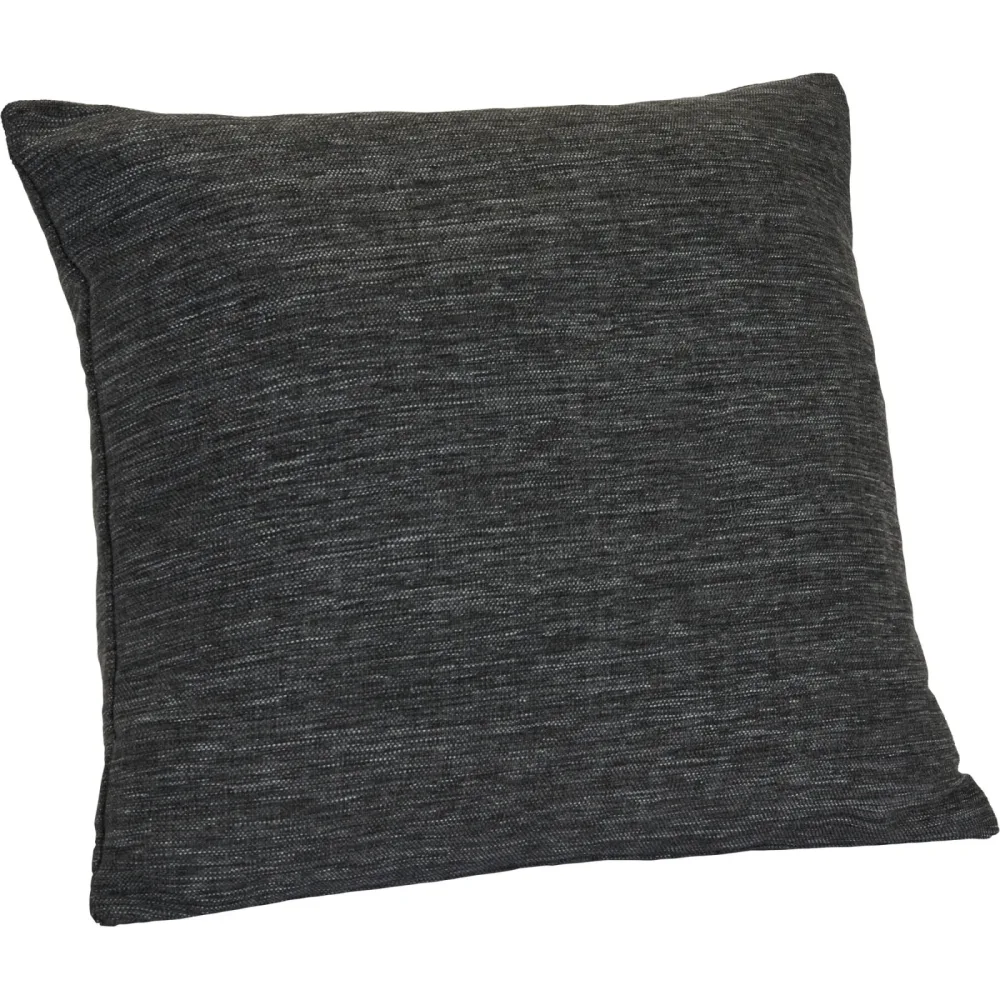 Zierkissen Bela Grau Polyethylen 55 cm 55 cm - Farbe: anthrazit - Material: Polypropylen - Zierkissen