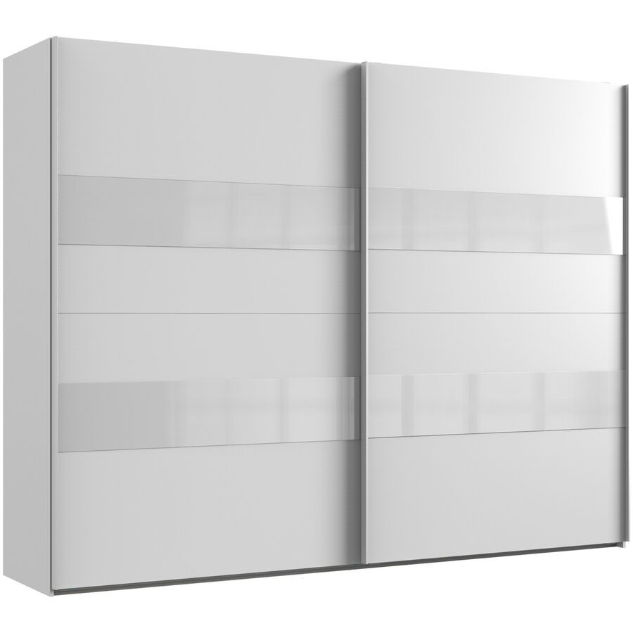 Kleiderschrank Akshay Weiss Holzwerkstoff 270 cm 65 cm 208 cm - Kleiderschrank