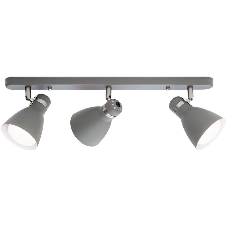 Spot School Grau Stahl 55 cm 14 cm - Spot