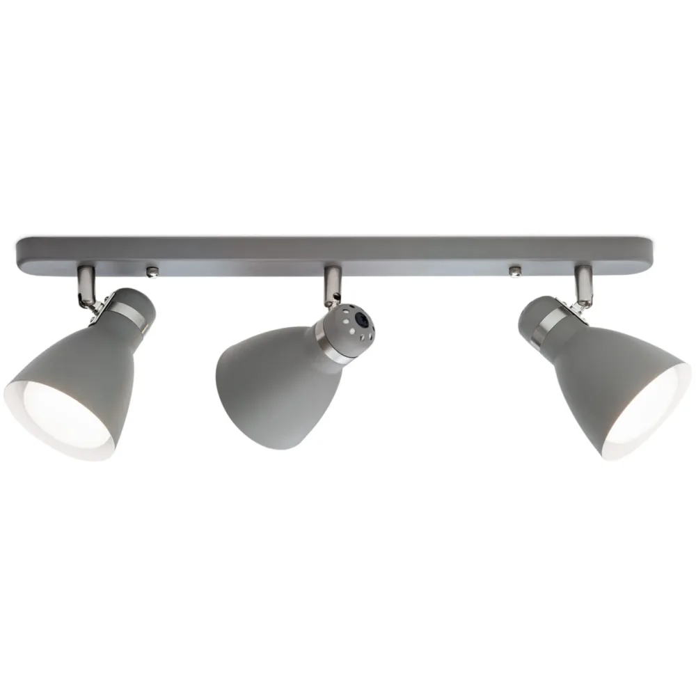 Spot School Grau Stahl 55 cm 14 cm - Spot